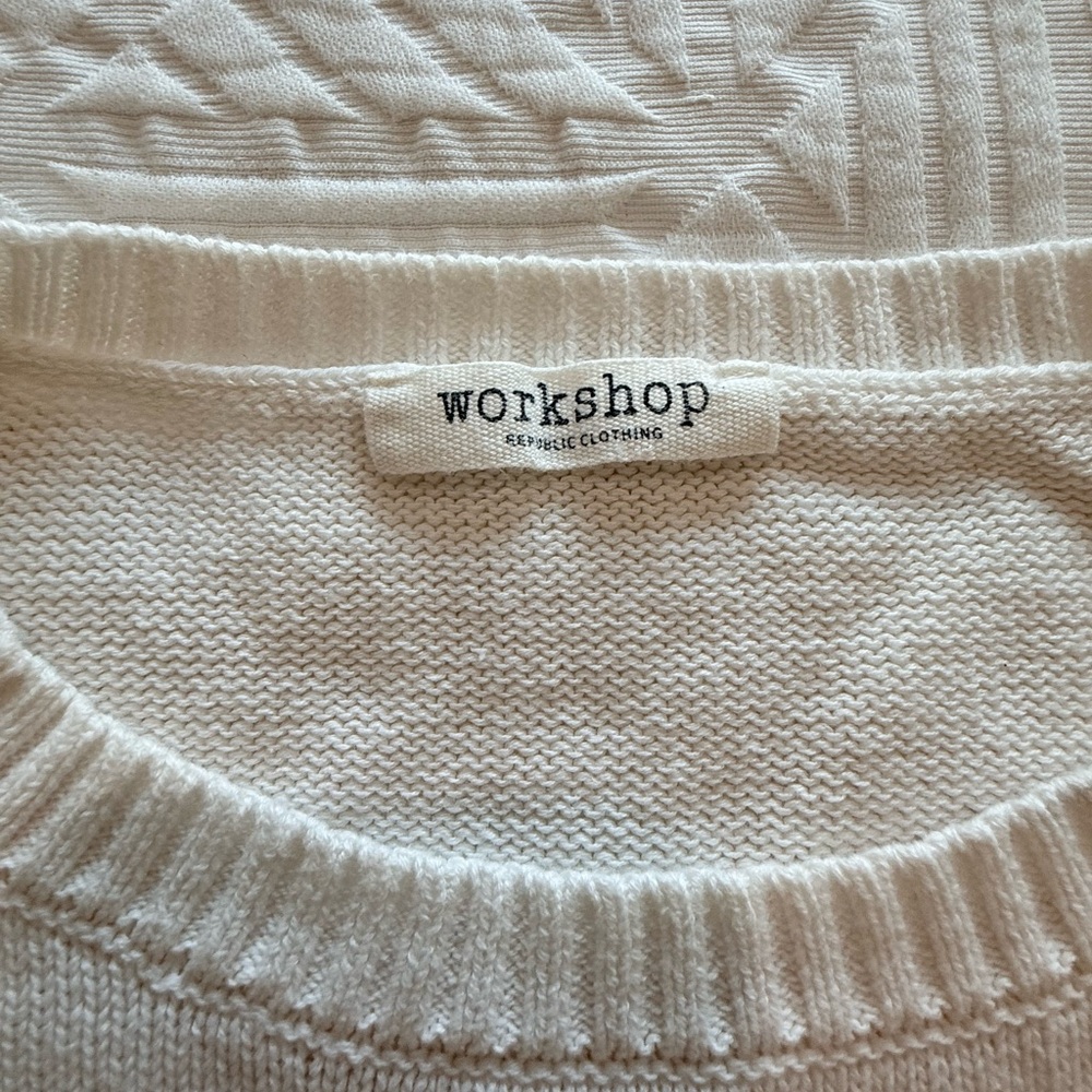 Women’s Workshop Republic Clothing Cream 'Bon Voyage' Crewneck Sweater - Picture 2 of 6